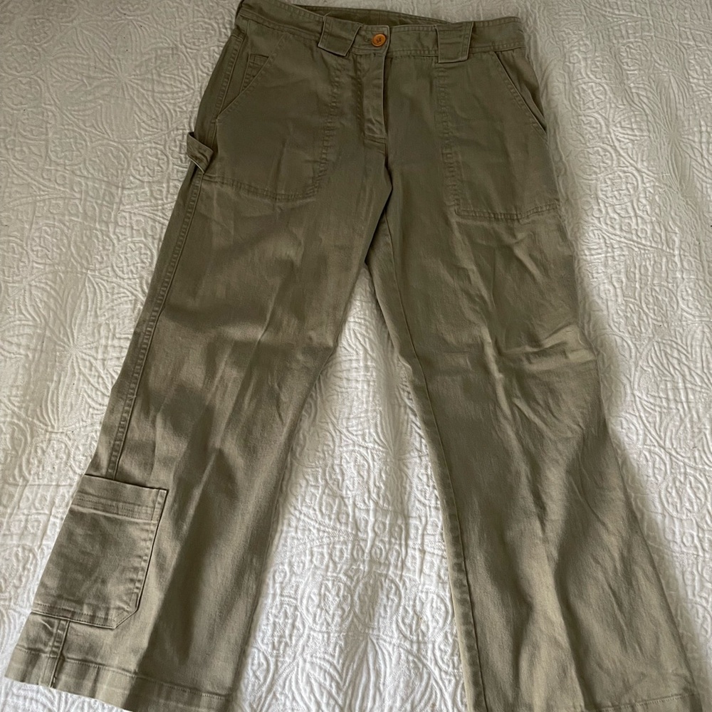 DKNY Cropped Khakis